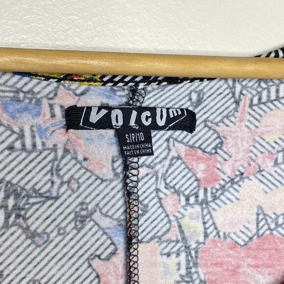 Volcom Walk it Out Long Sleeve Body-con Fitted Mini Dress Size 10 - Picture 2 of 6